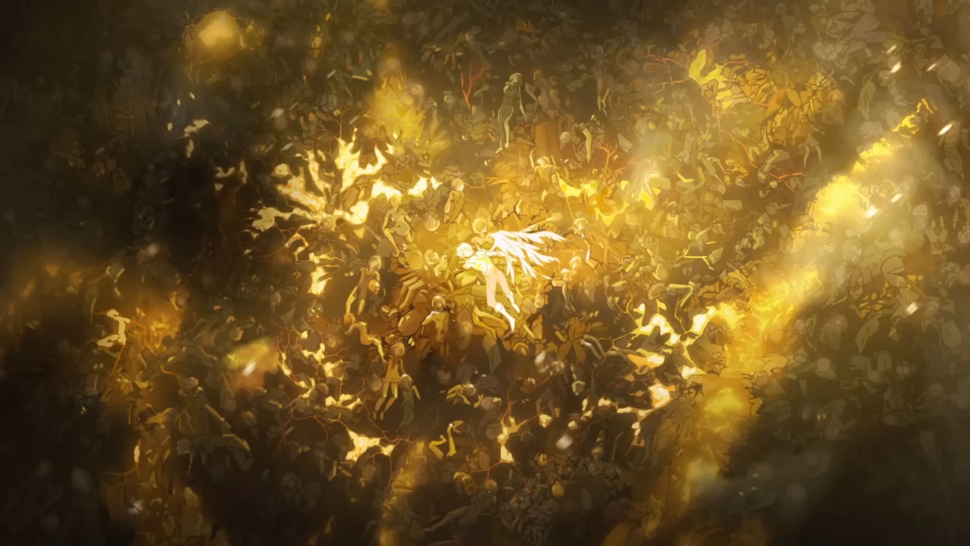 Phainon on a pile of husks (Image via HoYoverse)